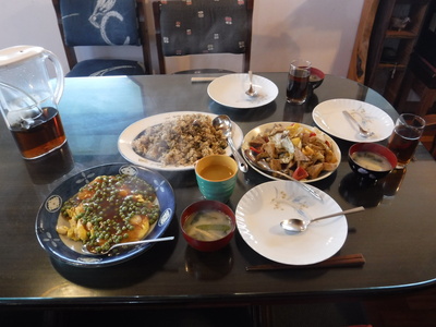 田島さんの奥さんの中華料理フルコース