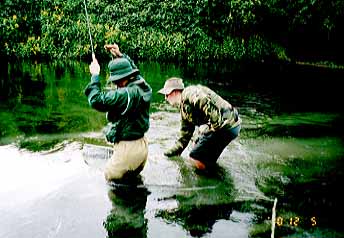 Mr. Dean Trolle, a young but well experienced fishing guide.